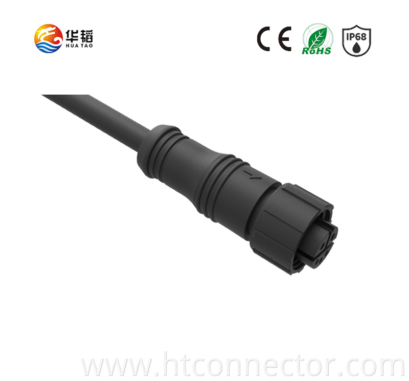 Small round waterproof connector